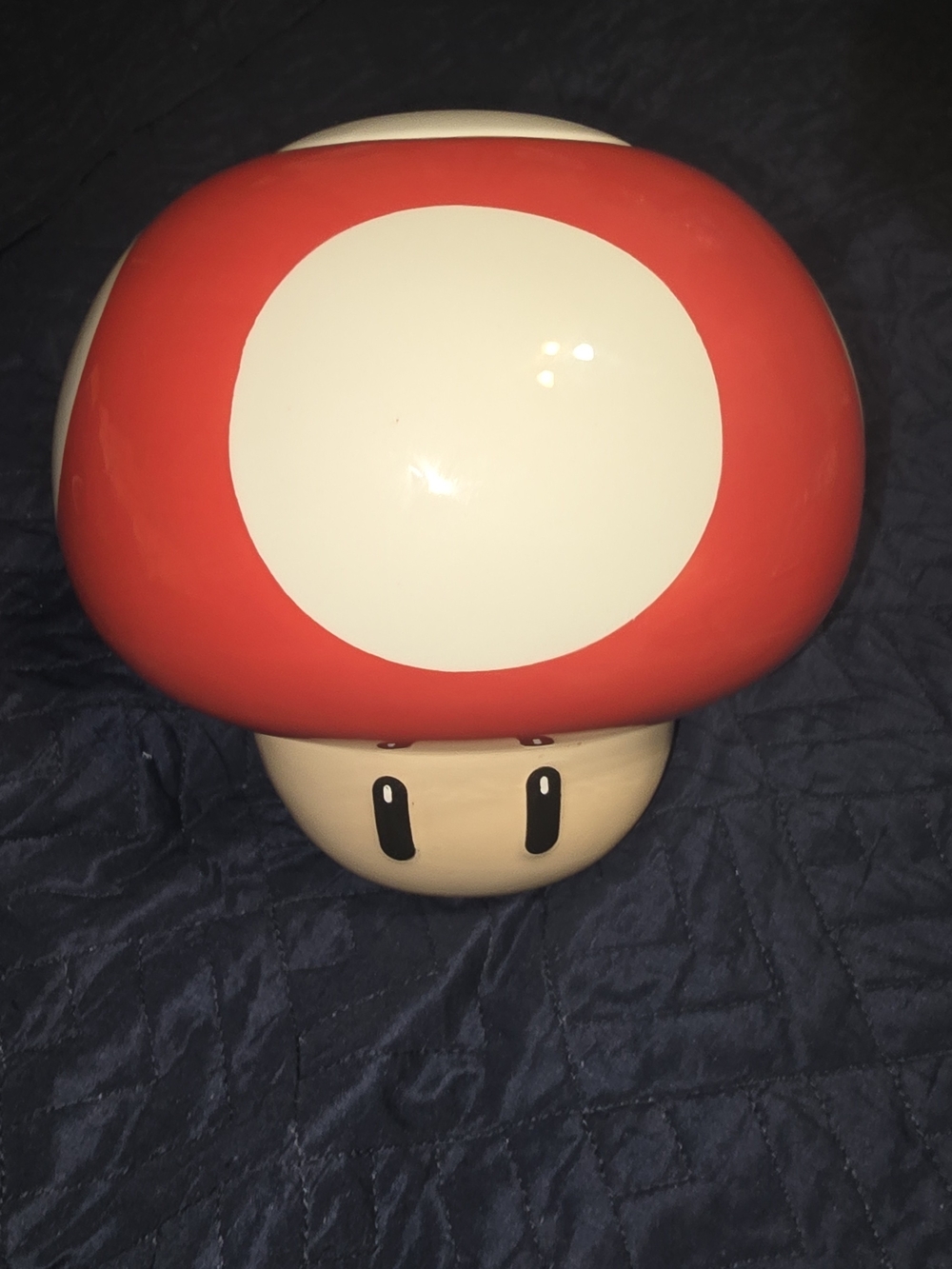 Ceramic Super Mario Mushroom Cookie Jar
